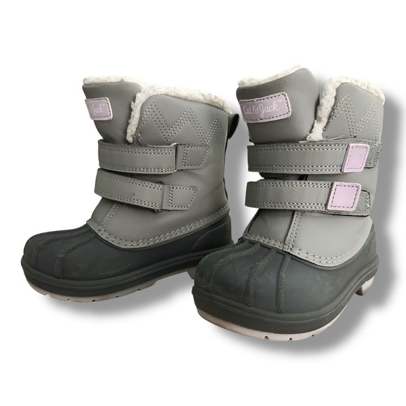 Cat & Jack | “Denver” Faux Fur Lined Snow Boots (9) ❄️ - Picture 2 of 7